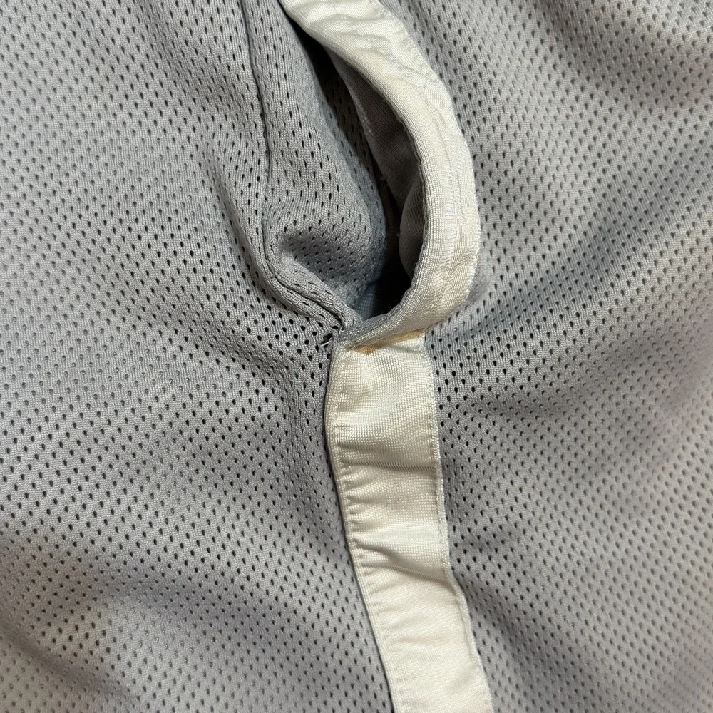 Vintage Nike Swoosh Basketball Shorts Mens M Medium Gray Mesh Baggy Y2K Boxing